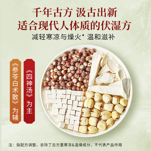 【本草精粹】恒寿堂 御湿清植物固体饮料 2g*15小罐/盒 七大本草复配 商品图7