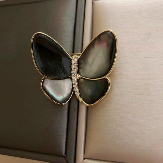 雀说装饰晚舟同款蝴蝶胸针高档气质天然海贝精致西装胸花配饰别针AL00 商品图2