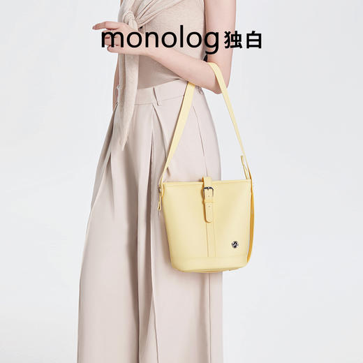 独白X卡拉羊 Hobo包超轻随性通勤百搭时尚单肩包D4049 商品图6