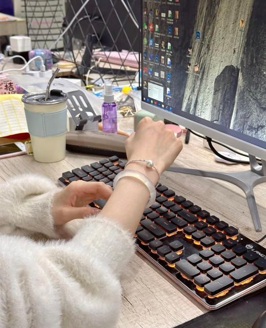 限时特价🉐️白冰荔枝玛瑙手镯 〰️ 商品图2