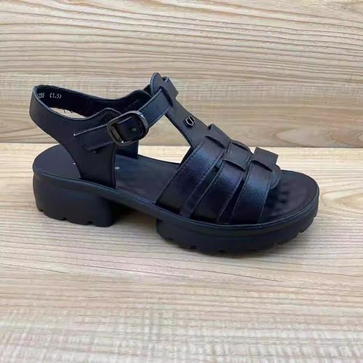 豪行2024年夏季新品时尚休闲低跟简约百搭女凉鞋24203502 商品图1