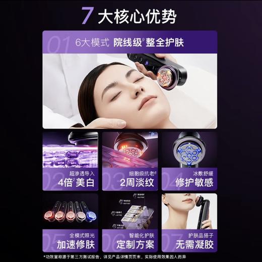 雅萌（YAMAN）达人专属MAX三代凤仙紫旗舰版美容仪家用面部大排灯嫩肤美白促渗淡斑生日礼物送人送礼 商品图1