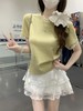 <曾小咸推荐>  蕾丝袖边拼接纯棉短袖T 日常109/件 活动价79.99/件！！ 商品缩略图3