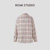 ROMI STUDIO 100%色织亚麻轻柔宽松复古格纹衬衣 RWCRS94201 商品缩略图1