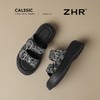 ZHR厚底拖鞋女2025夏季新款新中式国潮外穿一字拖配裙休闲沙滩鞋 商品缩略图5