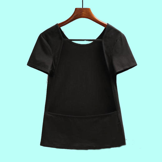 【九九老师】三伏天晒背专用衣服 3色可选 黑色、灰色、白色、 商品图2