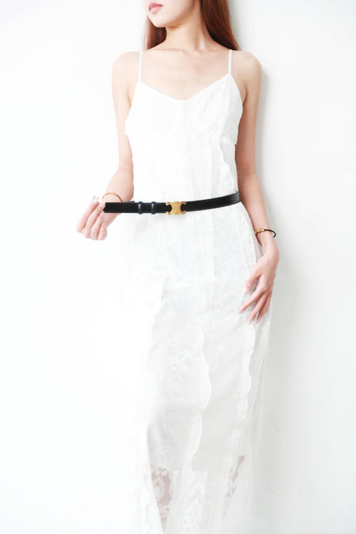 浓烈且充满小心机，牛皮腰带礼盒。法式复古鎏金古铜皮带C062566 商品图9