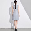 IWY/灰色高端精致连衣裙职场高级感背心裙子女夏大方简约美容院工作服NQ1190+NC2039 商品缩略图4