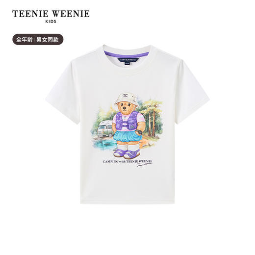TeenieWeenie Kids小熊童装夏男女童亲子款吸湿速干凉感T恤TKRW256483H 商品图5