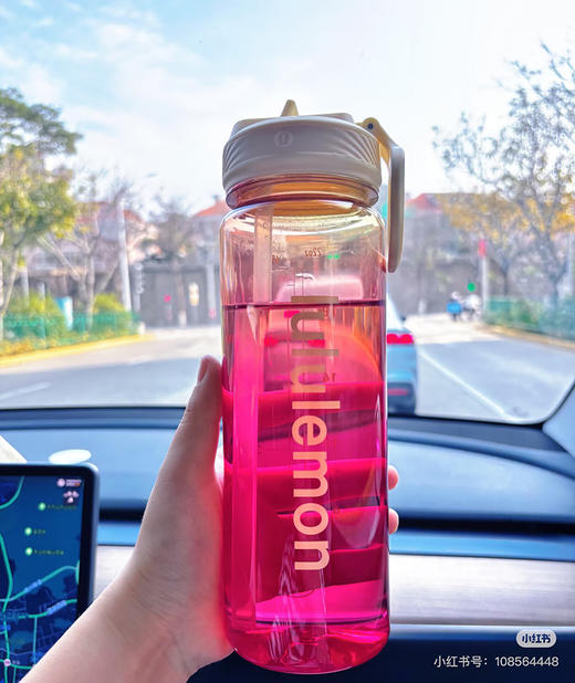 绝美~！luの！Ba*Life透明渐变运动水壶 710ml 商品图1