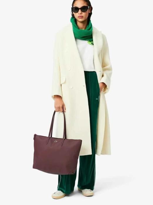 青岛订单！！ 四色发售！！ 随便出入专柜  Lacoste/法国鳄鱼女包时尚百搭肩背包购物袋单肩包托特包手提 鳄鱼托特包 商品图7