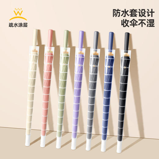 自带防水套！伞界天花板！【24骨防风雨伞🔥】出口日本超大号雨伞‼️一伞全家用🤔雨天撑完不会打湿 商品图6