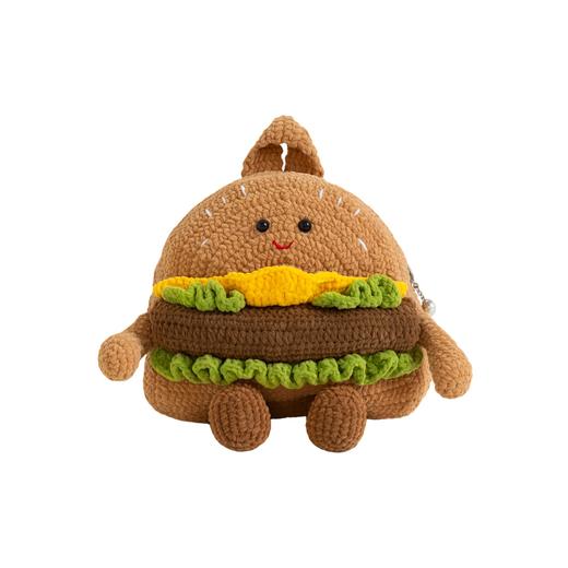 苏苏姐家汉堡萌趣包手工diy编织钩针双肩包毛线团自制材料包 商品图4