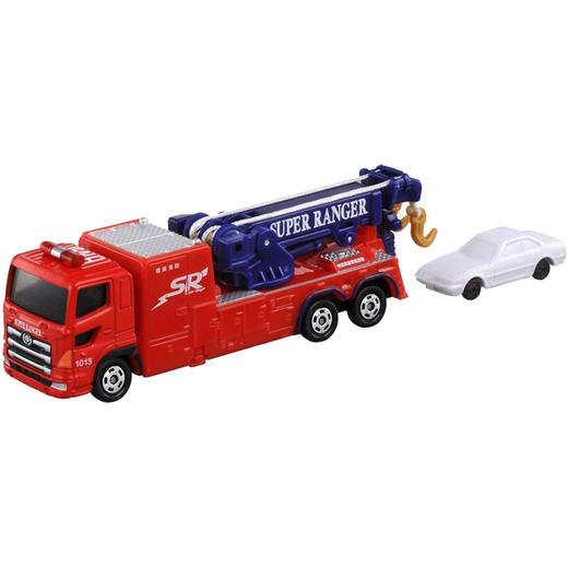 多美卡 长款仿真车 #132 132号横滨消防 车长约13cm 商品图1