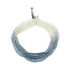 8058644901827 EMPORIO ARMANI 女式现代自然风小众设计串珠工艺渐变色8字项链