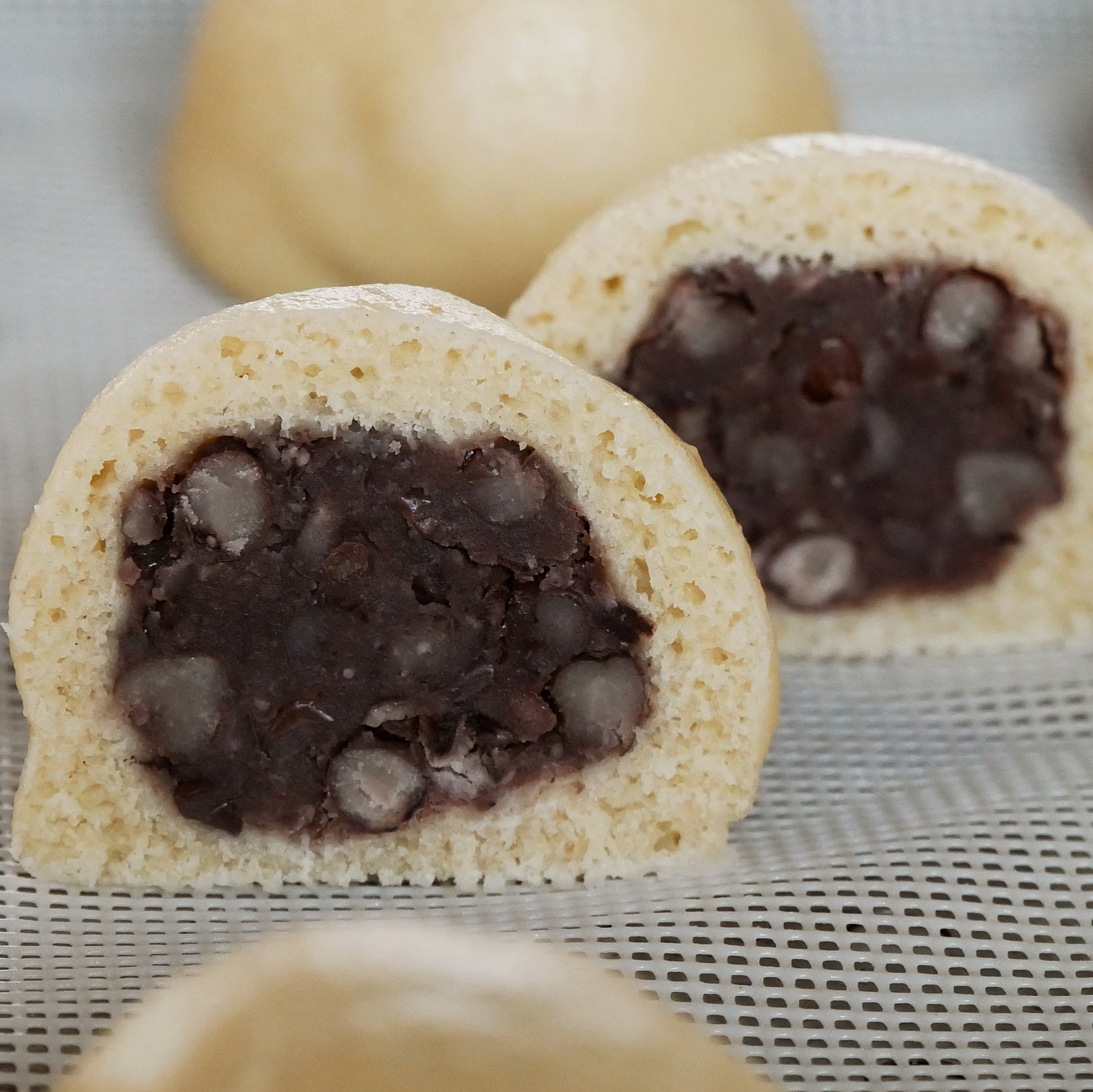 无糖小米红豆包 | 生态食材 | 分享收获烘焙工作室 * Sugar free Xiaomi Red Bean Bun