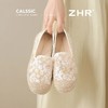ZHR则则蕾丝透气一脚蹬渔夫鞋2025新款网纱复古单鞋气质百搭女鞋 商品缩略图4