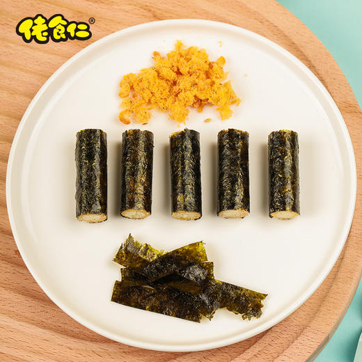 【佬食仁海苔肉松卷】海苔的鲜美与酥脆搭配上肉松的松软盒醇香，海苔、肉松、蛋卷相互配合，鲜咸透香，一口咬下去，3倍快乐 商品图3