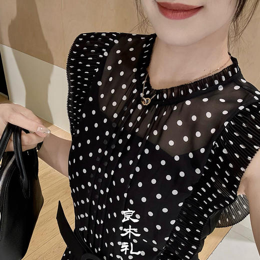 【预售7天】良木礼波点连衣裙（腰带）（5335） 商品图3