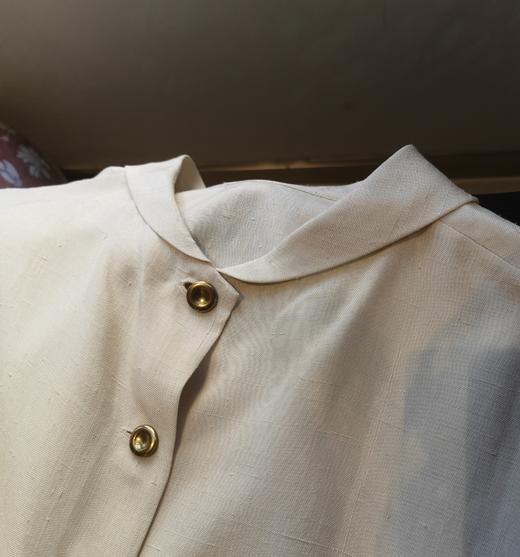 【非质量问题不退，谢谢理解】LP绢宫纺 28姆米6A级重磅真丝 竹节肌理 奢柜1:1两面可穿老钱小衫 柜价9000+ 商品图1