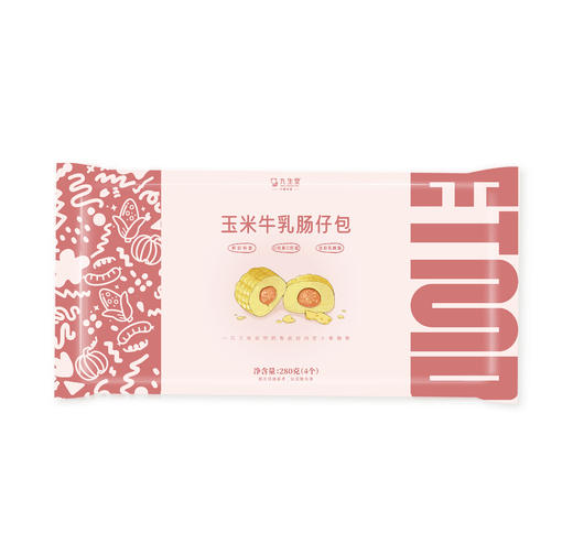 九生堂玉米牛乳肠仔包280g 商品图5