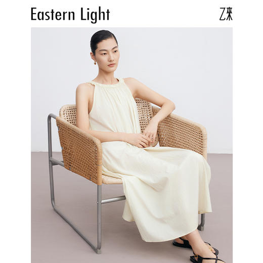 Eastern Light/乙来 简约碎褶系带连衣裙 商品图6