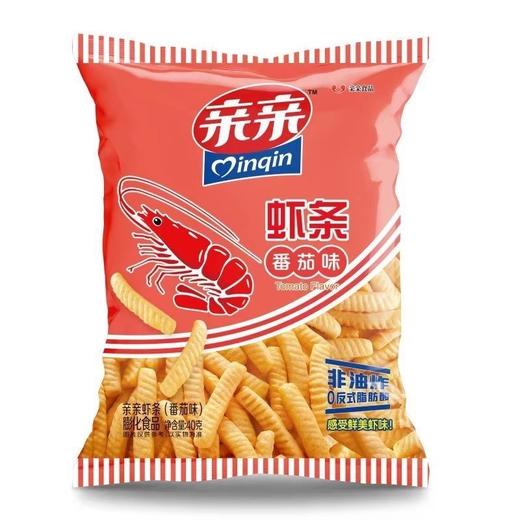 【9.9元任选4件】休闲零食 亲亲虾条/海苔脆果/虾片/洋葱圈 多口味可选   40g/袋 商品图7