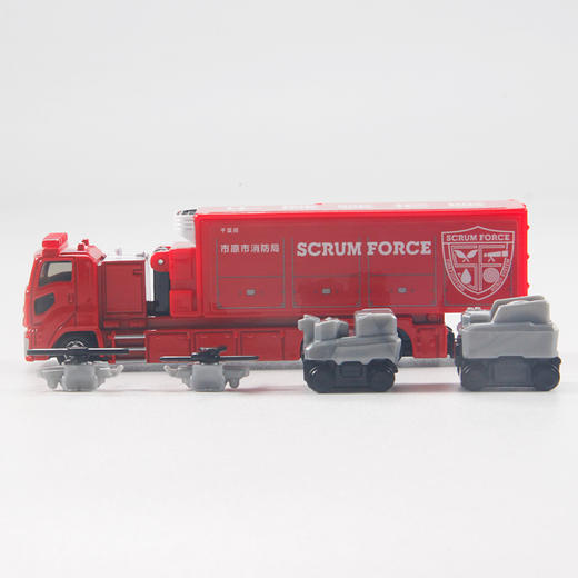 多美卡 长款仿真车 #121-3 市原市紧急出动消防 车长约15cm 车厢可活动 商品图1