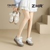ZHR则则复古蕾丝德训鞋女2025新款花边百搭板鞋厚底增高休闲鞋女 商品缩略图9