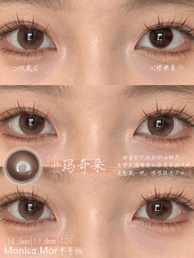 Monica Mor半年抛美瞳 玛奇朵 14.5mm