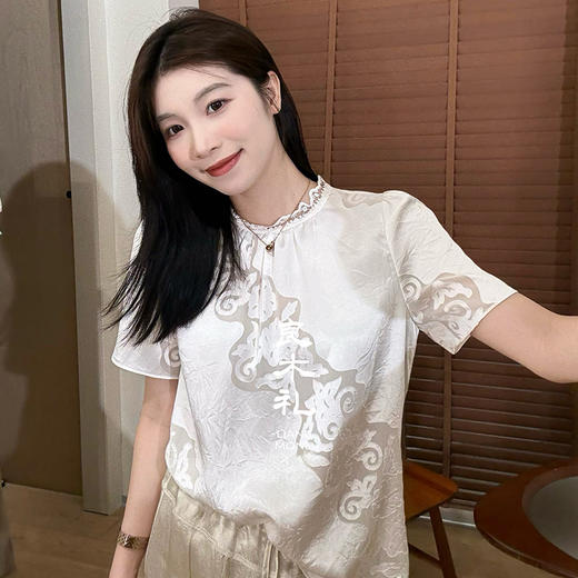 【预售7天】良木礼醋酸短袖（457） 商品图1