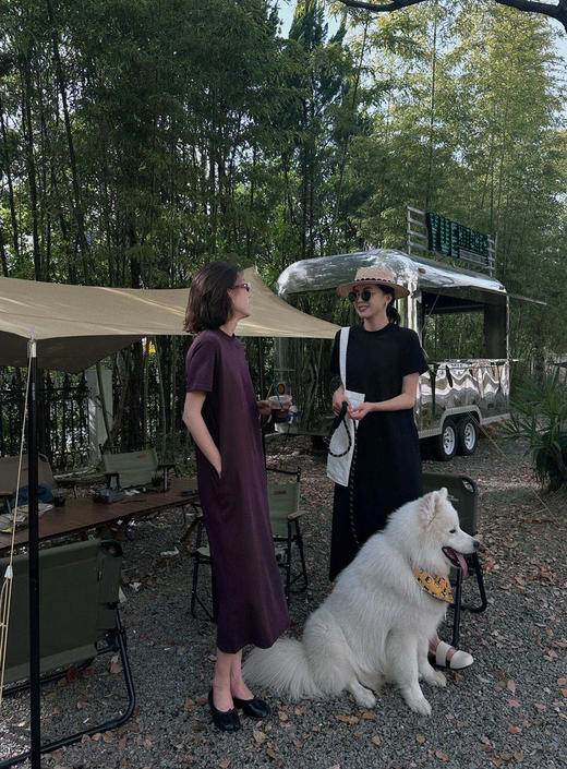 紫罗兰T裙（锁 商品图3