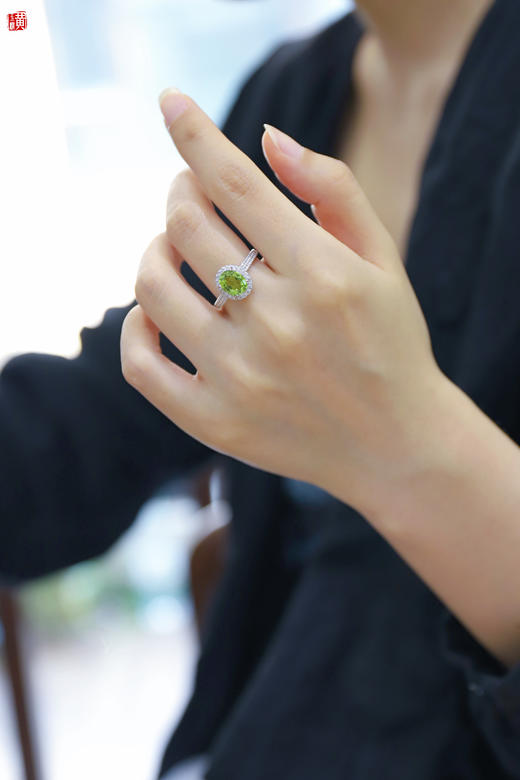 【春意】橄榄石戒指 商品图6