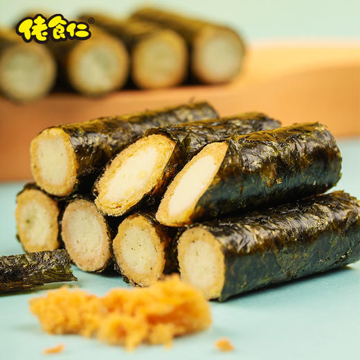 【佬食仁海苔肉松卷】海苔的鲜美与酥脆搭配上肉松的松软盒醇香，海苔、肉松、蛋卷相互配合，鲜咸透香，一口咬下去，3倍快乐 商品图7