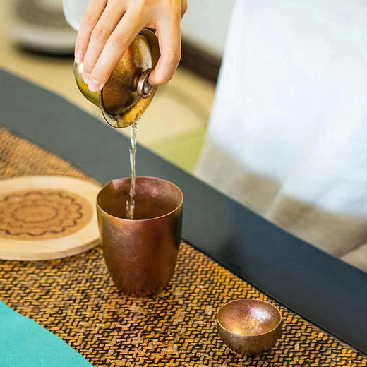 厚岸双层纯钛旅行茶具丨户外露营随身杯 泡茶水杯 整套茶具礼品 商品图4