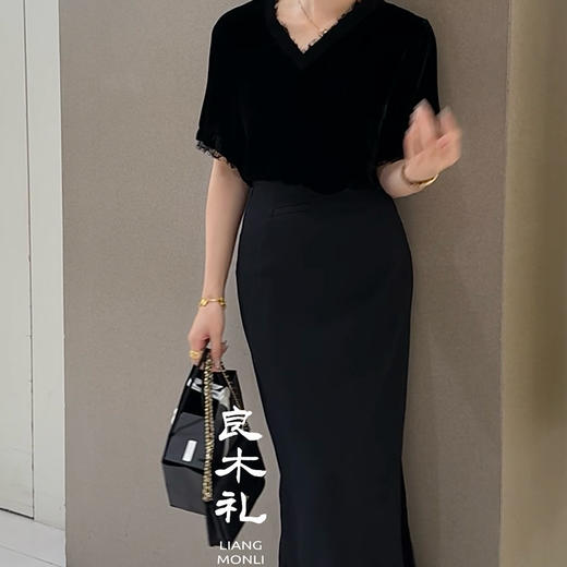 【预售7天】良木礼醋酸半裙（22512） 商品图2