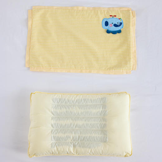 自然醒全棉萌趣决明子儿童枕（赠手提礼袋）3到6岁幼儿园宝宝小枕头学生护颈椎枕芯四季通用XK 商品图10