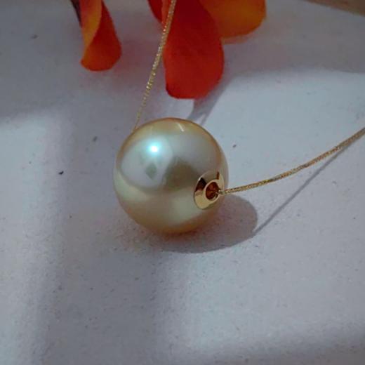 13mm 南洋金珍珠路路通项链（特价） 商品图1