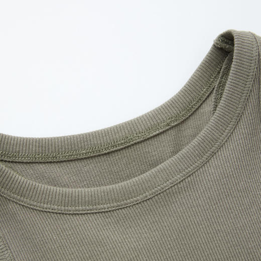 ROMI STUDIO“简约基础”高弹罗纹轻柔修身圆领针织背心 RWCRS42323【发货时间25-30天】 商品图2