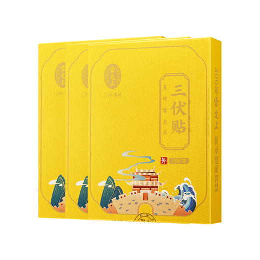 【3盒/6盒】 雷允上三伏灸贴15贴/盒  A-4788 商品图0