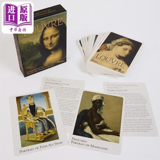 【中商原版】The Louvre Art Deck 进口艺术 卢浮宫博物馆艺术卡牌 世界著名藏品中的52件杰作 Rizzoli 商品图2