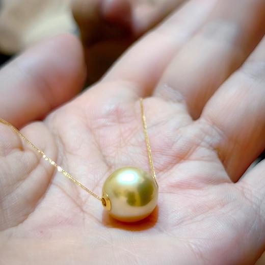 13mm 南洋金珍珠路路通项链（特价） 商品图4