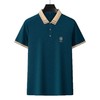桑蚕丝男士polo衫休闲纯色男士T恤polo衫中年翻领时尚男POLO   PSL-8521 商品缩略图4