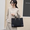 「K」洛诗琳55809气质简约大容量托特包2025通勤头层牛皮手提包 商品缩略图0