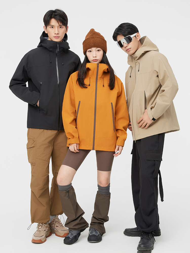 SWISS MILITARY瑞士军工/  情侣款冲锋衣男款女款外套 防水/防风 时尚百搭外套 520 外壳