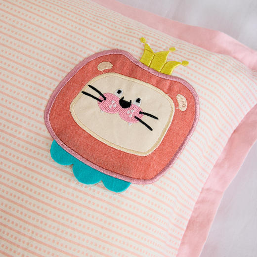 自然醒全棉萌趣决明子儿童枕（赠手提礼袋）3到6岁幼儿园宝宝小枕头学生护颈椎枕芯四季通用XK 商品图8