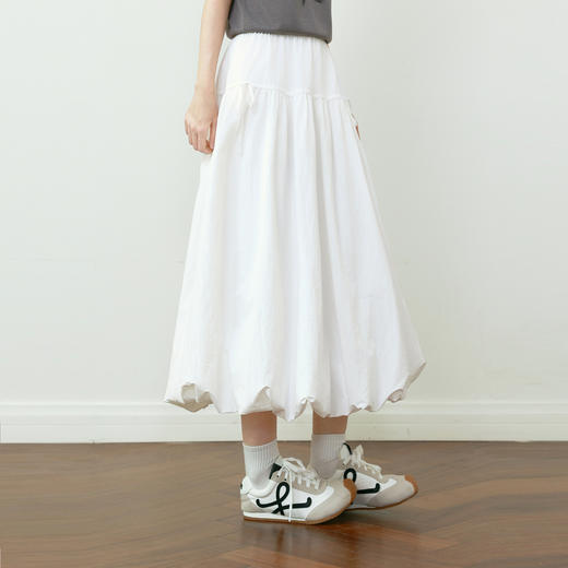 【商场同款】诗凡黎【萌宠系列】诗凡黎花苞量感半身裙2025夏新款蓬松A字裙3G4640881 商品图3