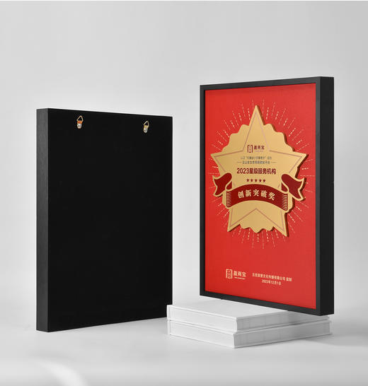 皮质金属授权牌创意高档证奖牌高端大气餐厅合作加盟代理牌匾 商品图5