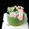 1027CAKE |  韩裱  刮刀花蛋糕  前程似锦（提前2天预订） 商品缩略图3