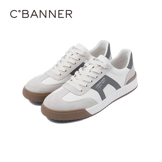 千百度秋季男单鞋强韧橡胶底经典德训德训鞋A25419504 商品图4